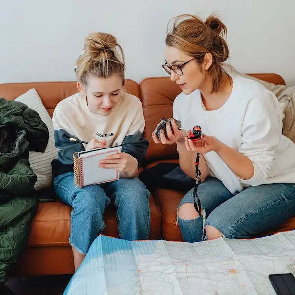 Some travelers planning their route. The right planning tools are essential!